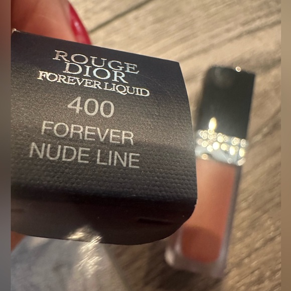 Rouge Dior FOREVER LIQUIDTransfer-proof.Math lipstick 400 FOREVER NUDE LINE 6ml - Picture 4 of 5